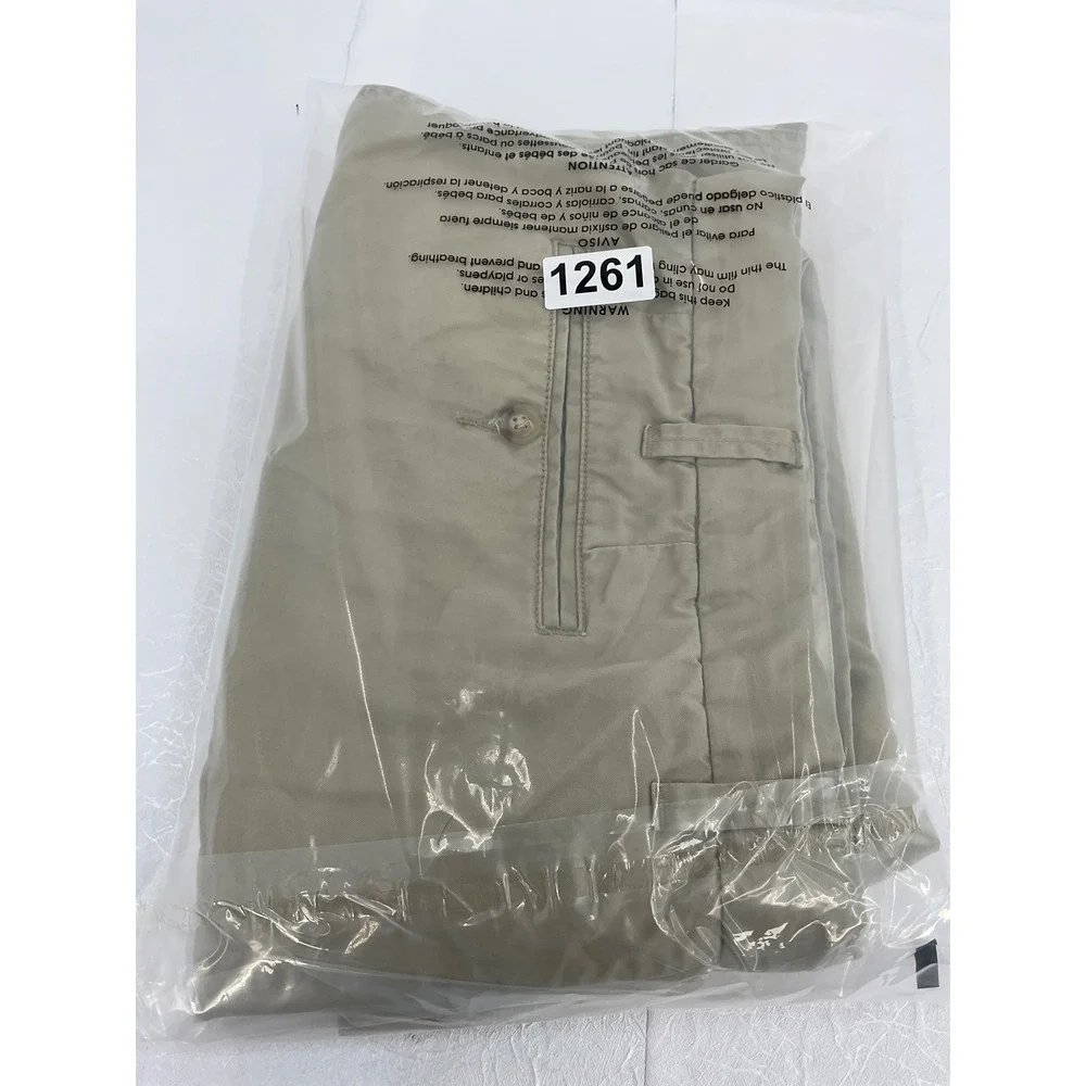 Polo Ralph Lauren Khaki Shorts‎ Flat Front Casual Classic Fit Size 44 #1261